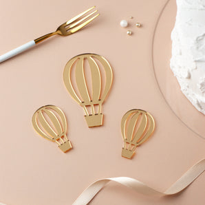 Hot Air Balloon Cake Charm Set