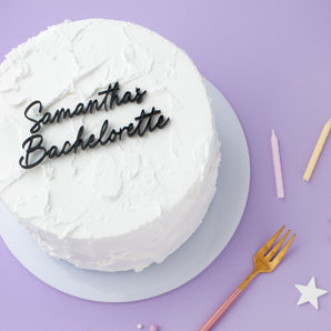 Personalised Bachelorette Party Cake Charm Set