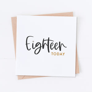 Special Age for Him Birthday Card