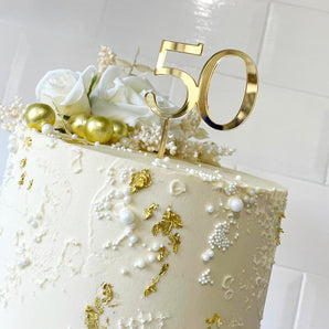 Age in Numbers Cake Topper or Charm