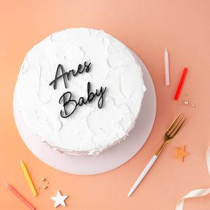 Aries Baby Star Sign Cake Charm Set
