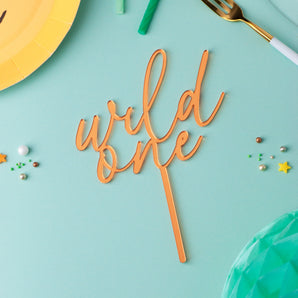 Wild One Cake Topper