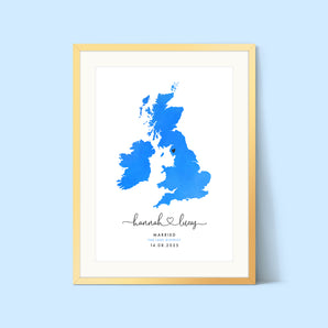 Memorable Location - Single Map Print