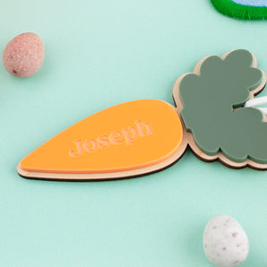 Personalised Easter Carrot Decoration