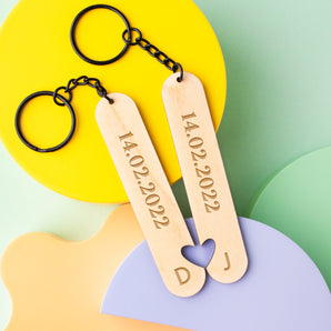 Our Date Keyring (Short)