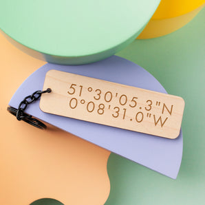 Coordinates Keyring