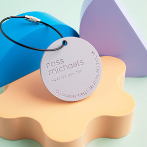 Circle Luggage Tag