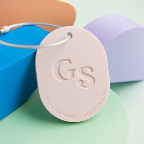Pill & Contact Number Luggage Tag
