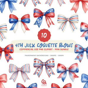 4th July Coquette Bows