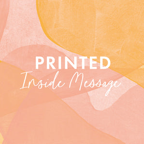 Printed Inside Message