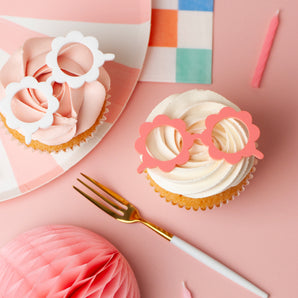 Flower Sunglasses Cake Charm Bundle