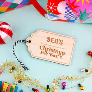 Personalised Christmas Eve Box Tag