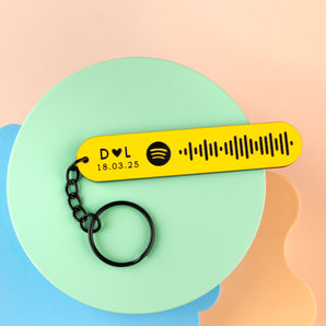Spotify Keyring Set - Initials & Date