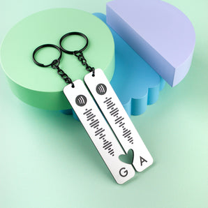 Spotify Shimmer Keyring Set