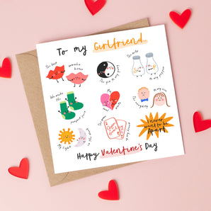 Girlfriend Valentine's Day Card
