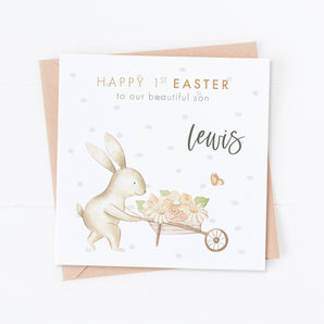 Boy Happy 1st Easter Card