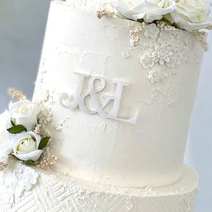 Initials Cake Charm