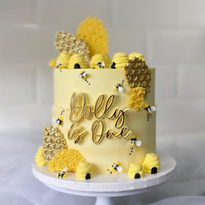 Name & Age Double Layer Cake Charm