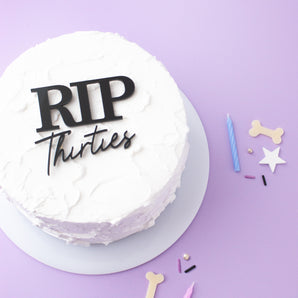 RIP Thirties Cake Charm Set
