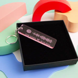 Fluorescent Edge Spotify Keyring - Our Song