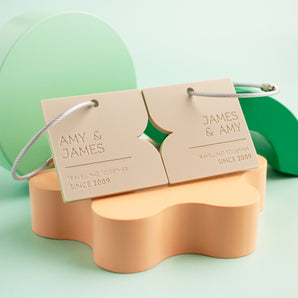 Couples Star Luggage Tag Set