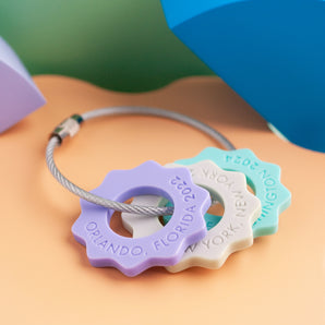 Wavy Ring Travel Tokens