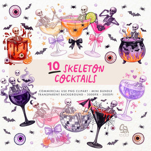 Skeleton Cocktails
