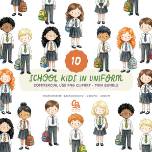 School Kids in Uniform