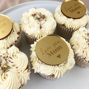 Love You Mum Cupcake Disc