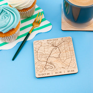 Personalised Running Race Map Coaster