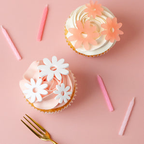 Flower Cut Out Cake Charm Bundle
