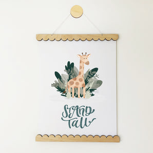 Scalloped Poster Hanger