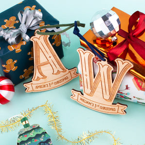 Personalised 1st Christmas Tree Decoration