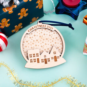 Snow Globe Street Bauble