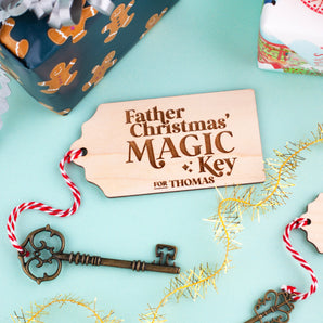 Personalised Father Christmas' Magic Key