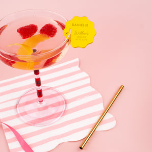 Personalised Hen Do Drink Charm Set