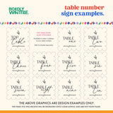 Decorative acrylic plaque with 'Table Eight' on a green tablecloth with candles and vases.
