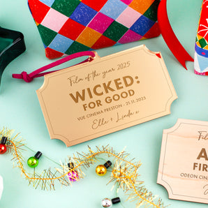 Personalised Film of the Year Christmas Bauble